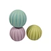textured colorful ball natural rubber educational toy